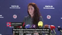 'No turning back' - Norway FA president calls for Infantino to resign