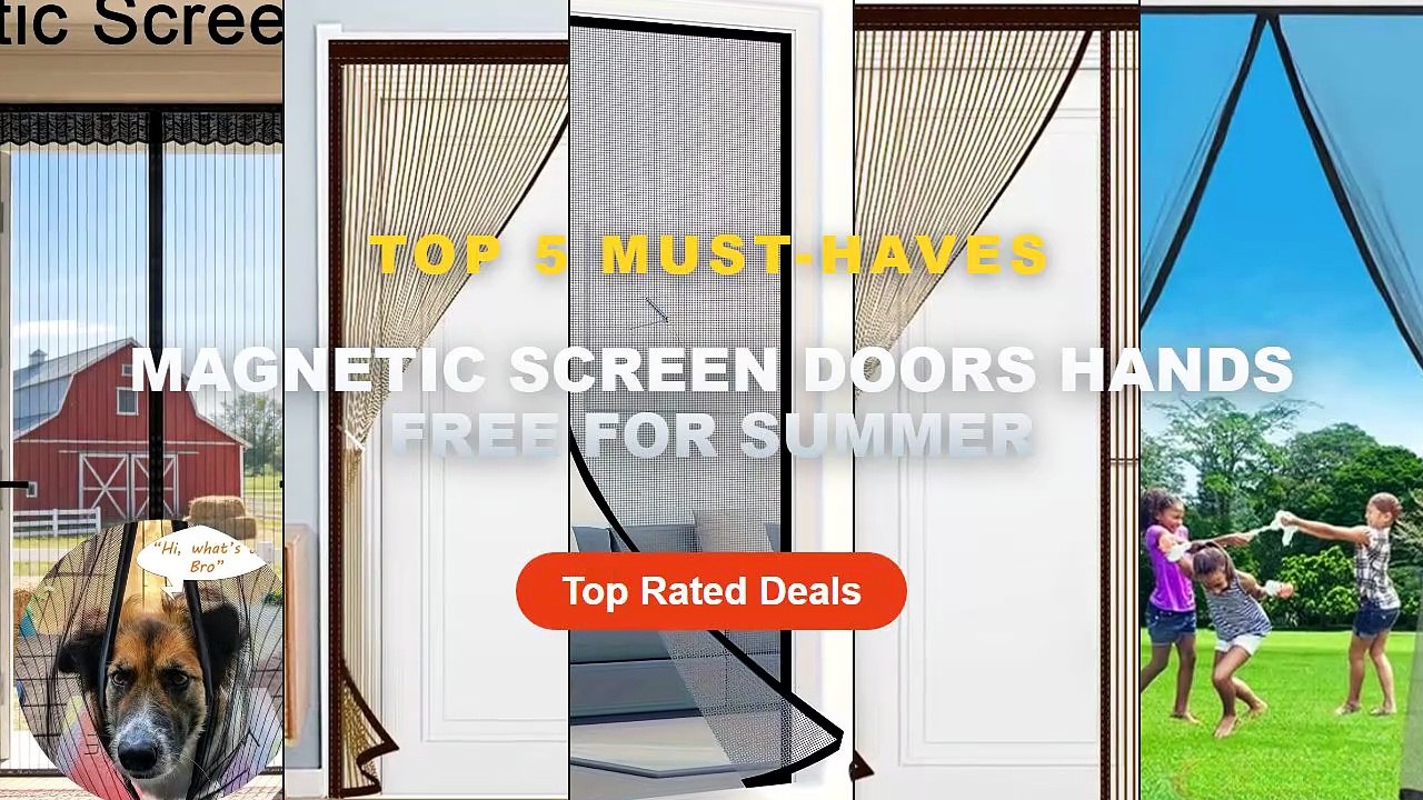 Best Magnetic Screen Doors Hands Free For Summer on AliExpress | Review - Hands free Summer Anti Mosquito Curtains Autom...