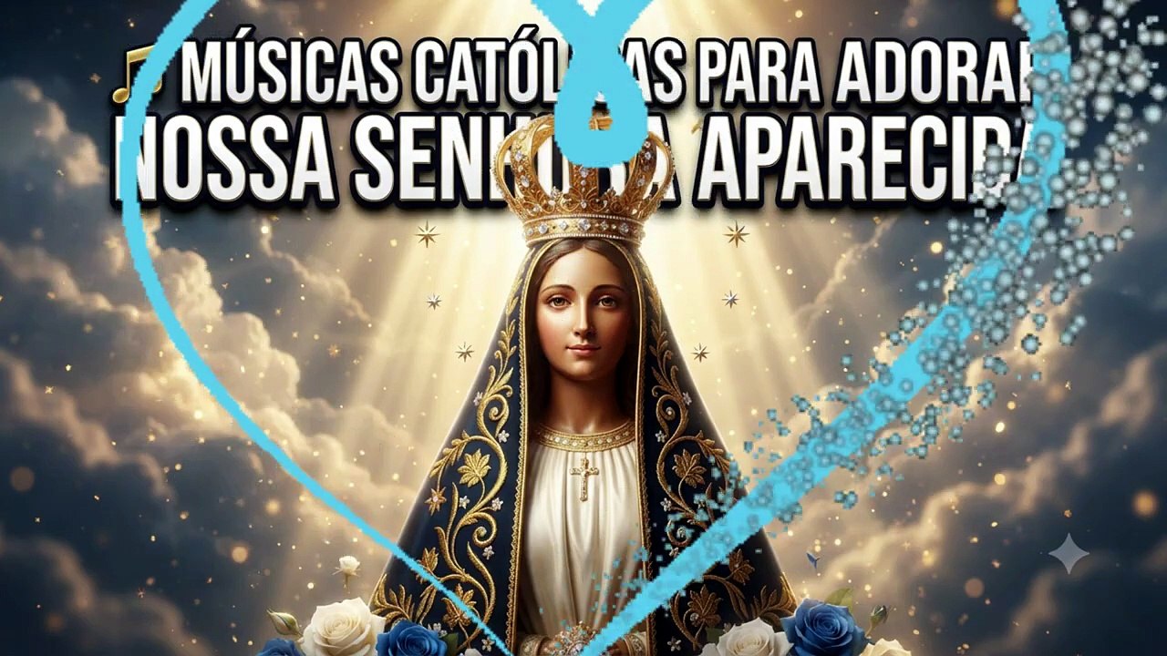 🎵 MÚSICAS CATÓLICAS PARA ADORAR NOSSA SENHORA APARECIDA #musicacatolica #nossasenhoraaparecida #amor