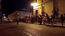 Un herido por asta de toro en los encierros de San Lorenzo