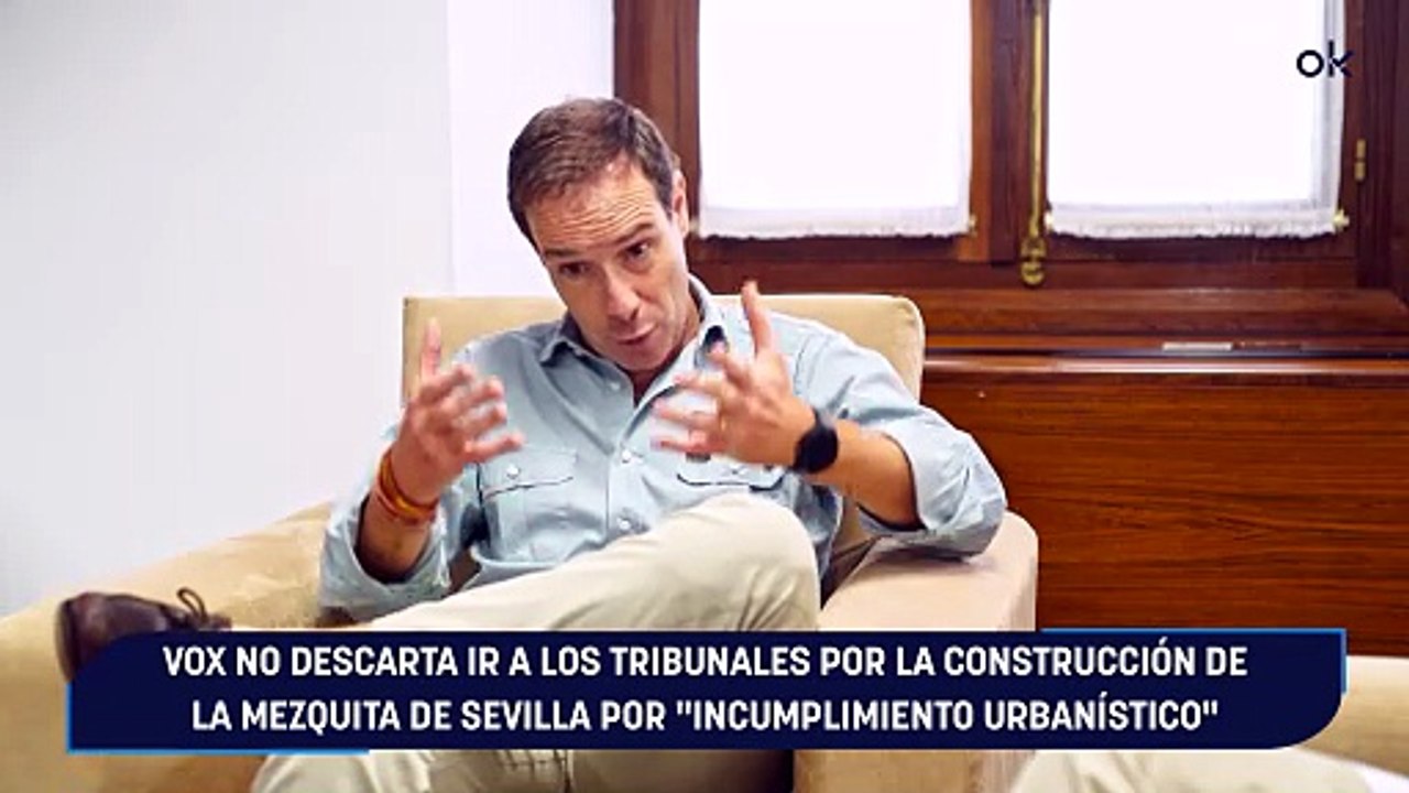 Vox no descarta ir a los tribunales por la construcción de la mezquita de Sevilla por "incumplimiento urbanístico"