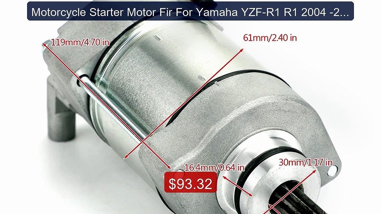 Motorcycle Starter Motor Fir For Yamaha YZF-R1...