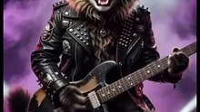 Rockstar Cat Shreds Guitar Live! 🎸 NINE LIVES Goes Insane