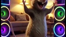 Rat’s Epic Disco Party Interrupted by Hungry Cat 😱🐭🐱