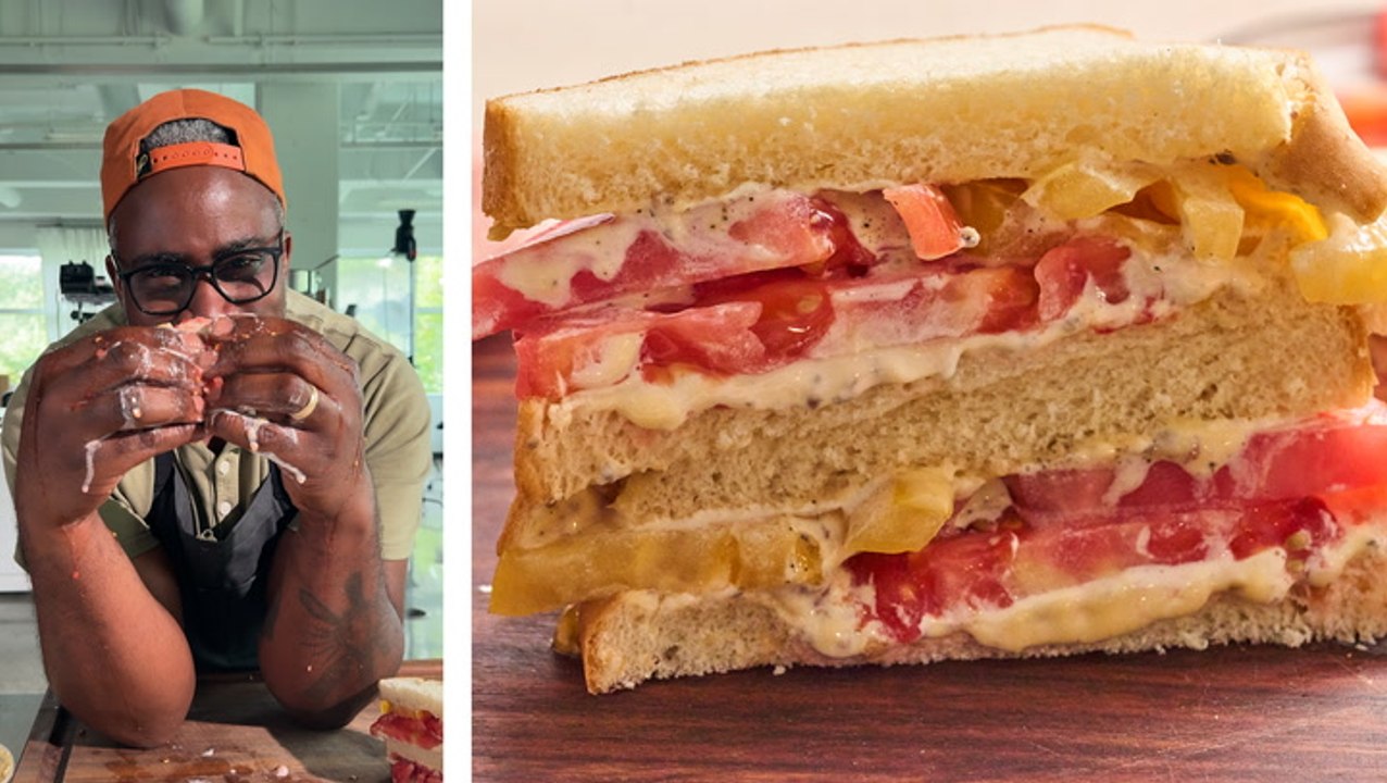 Anchovy Tomato Sandwich Recipe