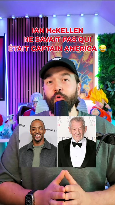 Ian McKellen ne savait même pas qu’Anthony Mackie était Captain America 😂