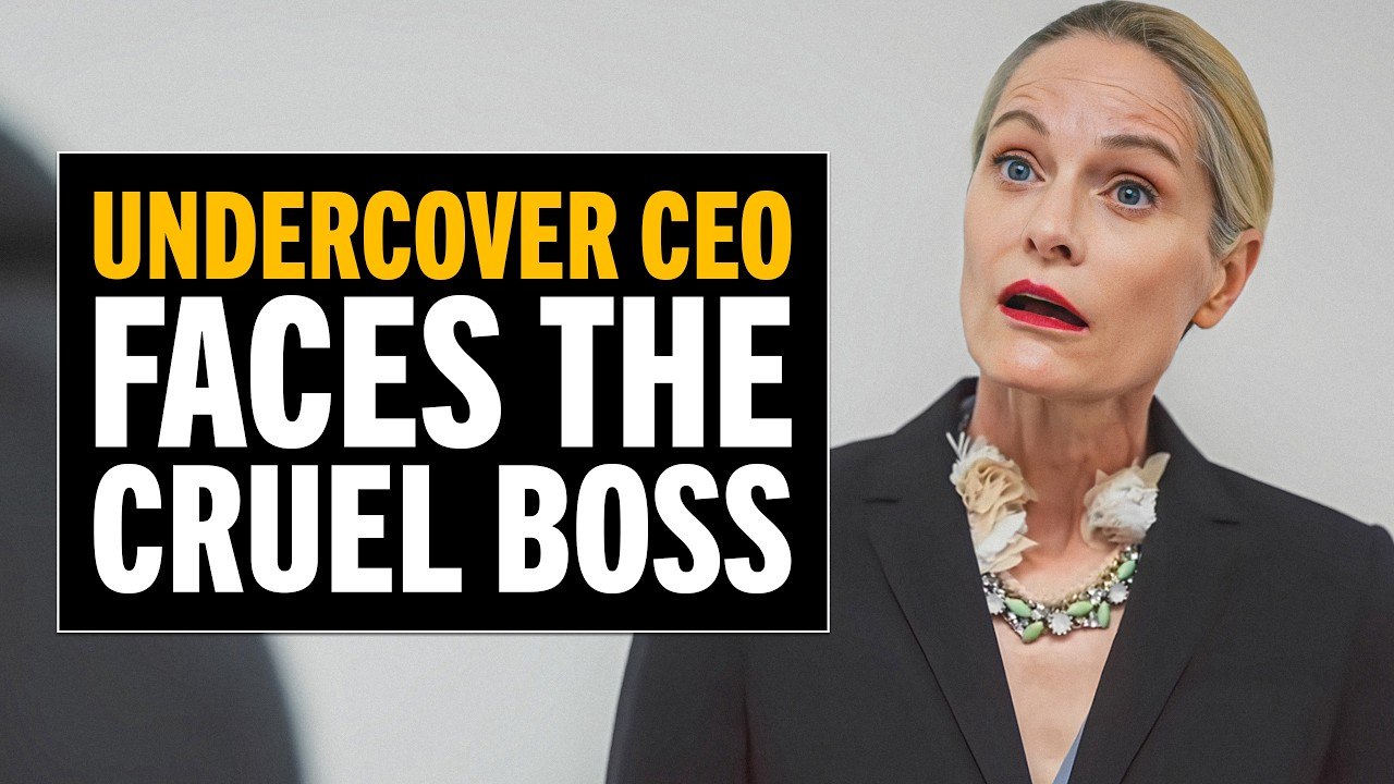 Undercover CEO Exposes a Cruel Boss Who Ignores Employee Needs