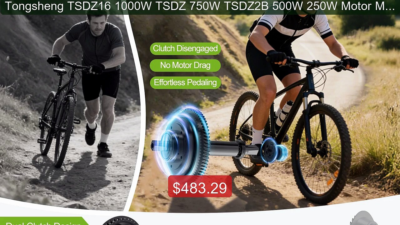 Tongsheng TSDZ16 1000W TSDZ 750W TSDZ2B 500W 250W Motor Mid D... -- Amazing Value 2026 | Must Have!