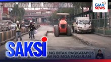 EDSA, tadtad ng bitak pagkatapos ng ilang araw ng mga pag-ulan | Saksi