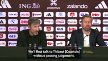 Van Bommel keeps door open for Courtois Belgium come back