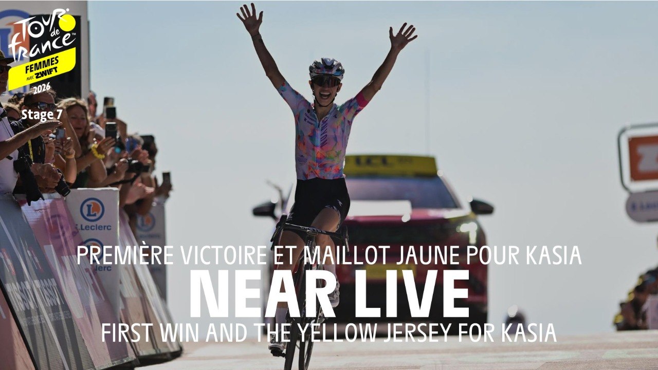 First win and Yellow Jersey for Kasia - Stage 7