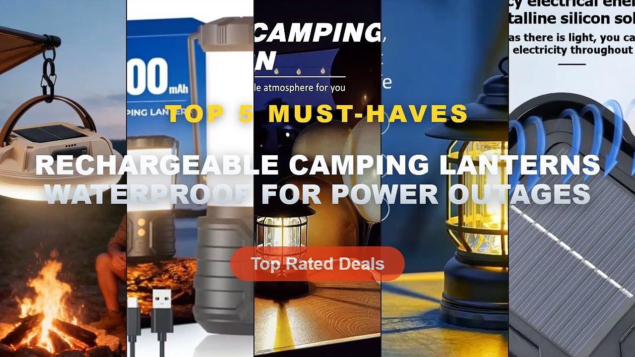 Best Rechargeable Camping Lanterns Waterproof For Power Outages on AliExpress | Review - Rechargeable Camping Lantern St...