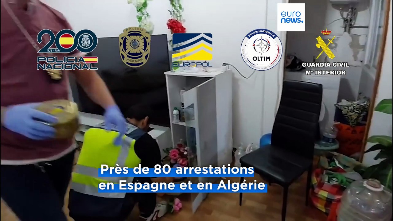 Espagne : 78 arrestations dans un vaste réseau de trafic d'êtres humains et de drogue