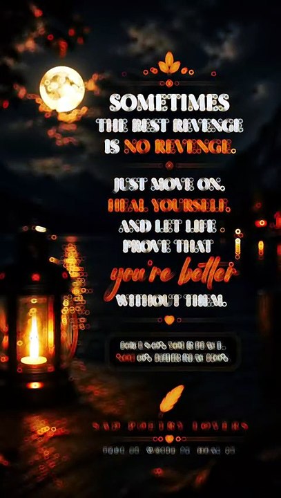 Choose Peace Over Revenge | Inspirational Life Quote