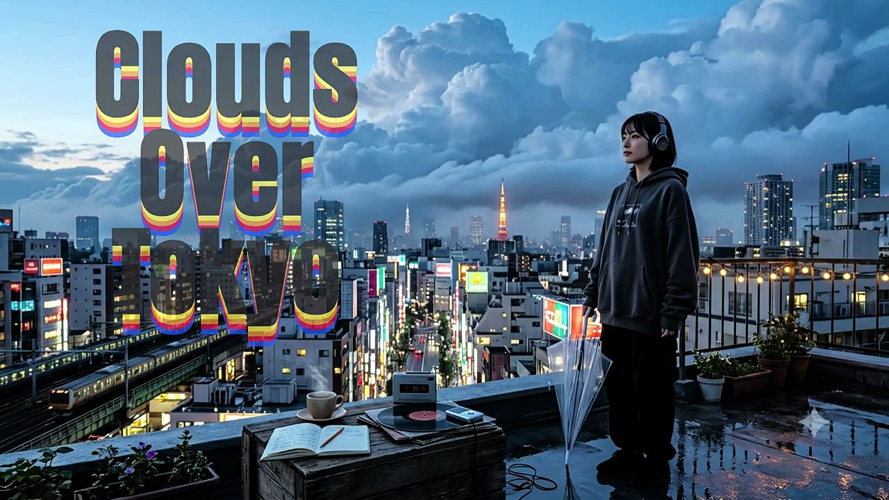 ☁️🌆 LO FI 🎧 Clouds Over Tokyo #lofi #lofihiph...