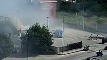 Messina, la tragedia di Pistunina: il video inedito. Un furgone bianco e una Mercedes lasciano il piazzale pochissimi secondi dopo il crollo