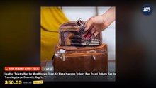 Top 5 Best Travel Toiletry Bags Hanging For Carry On (Must Have!) - Waterproof Oxford Hanging Travel Toiletry Bag, Porta...
