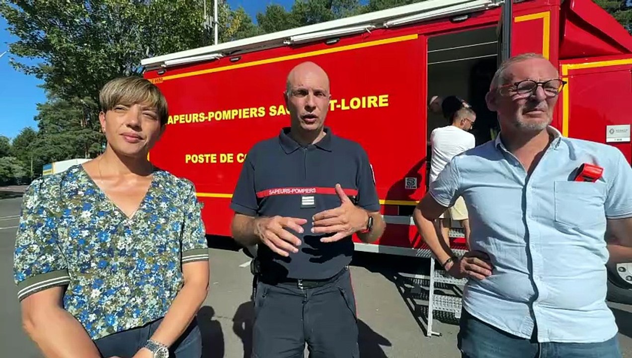 LE CREUSOT : Le point sur l'incendie de la Land...