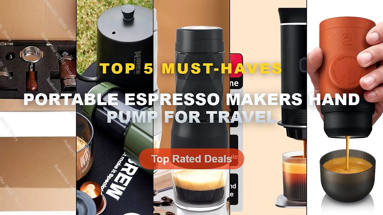 Don't Buy Portable Espresso Makers Hand Pump For Travel Before Watching This! - Portable Manual Plastic Espresso Machine...