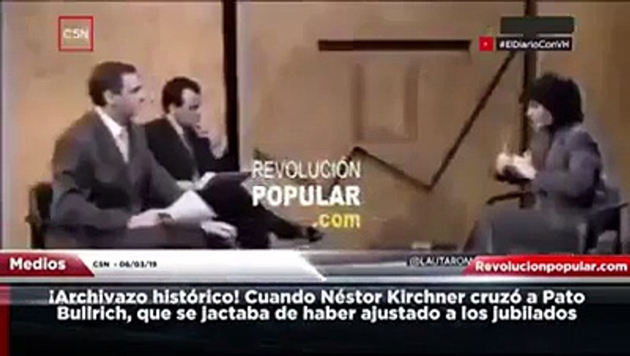 HISTÓRICO DEBATE ENTRE KIRCHNER Y PATO BULLRICH