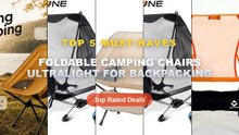 Why Everyone Is Buying Foldable Camping Chairs Ultralight For Backpacking - Utra light 570g Camping Moon Chair Outdoor F...