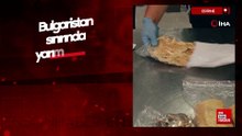 Bulgaristan sınırında yarım milyon euroluk kaçak altın ve sigara yakalandı