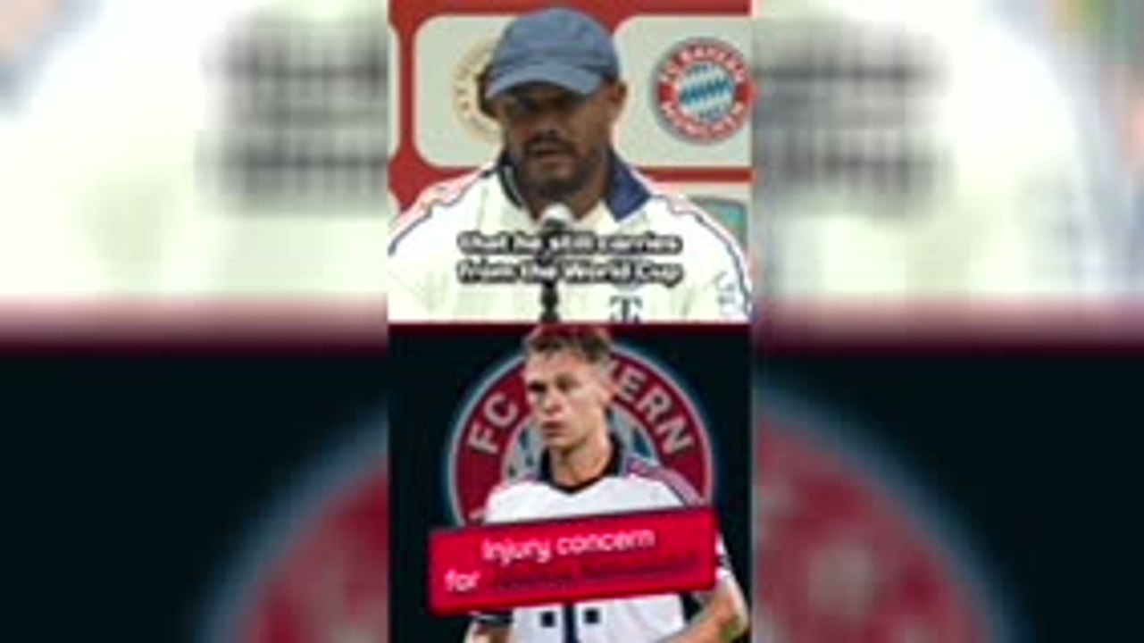 Kimmich carrying injury from World Cup - Kompany