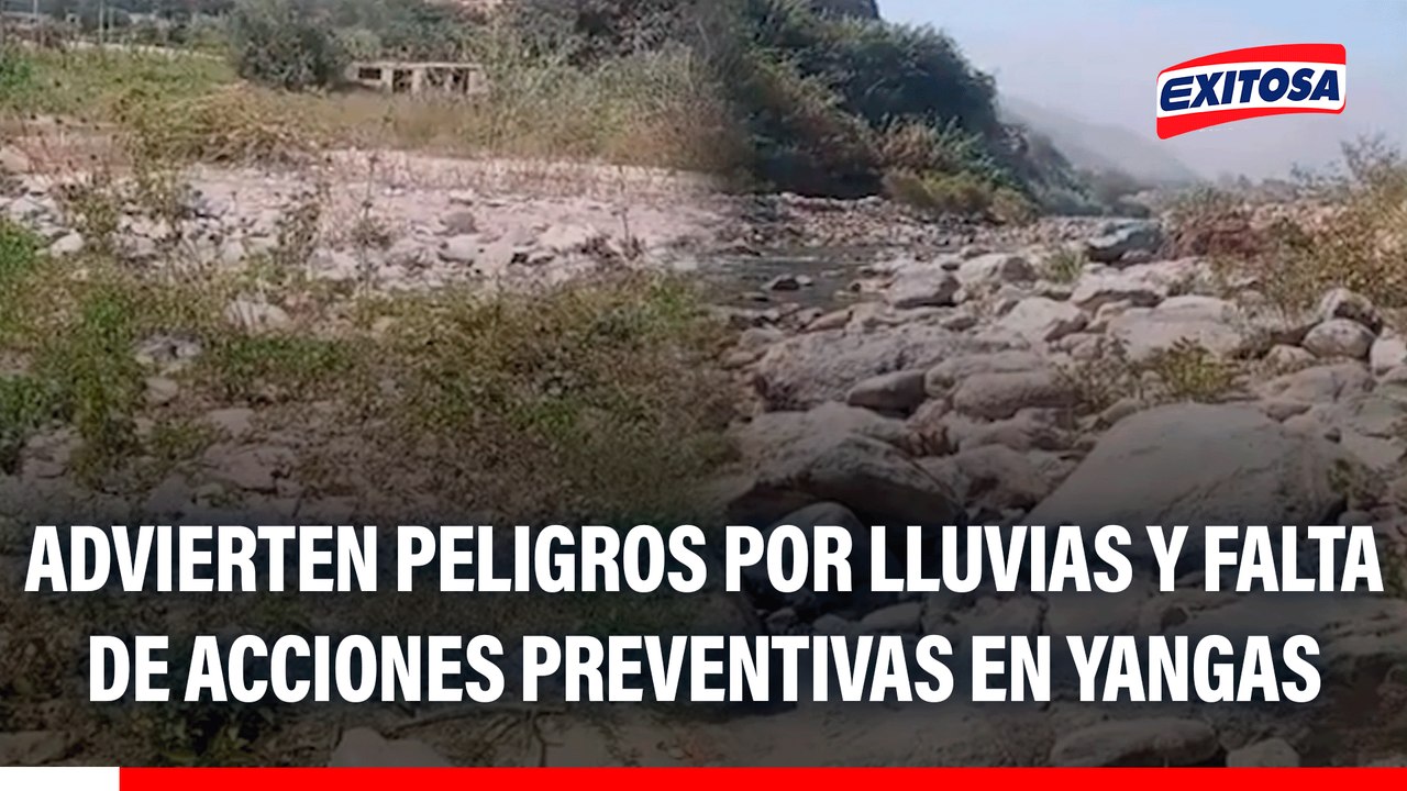 Advierten peligros por lluvias y falta de acciones preventivas en Yangas - Santa Rosa de Quives