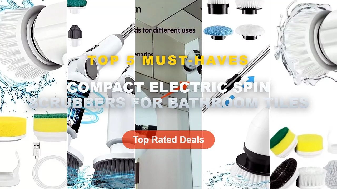 Cheap & Best Compact Electric Spin Scrubbers Fo...