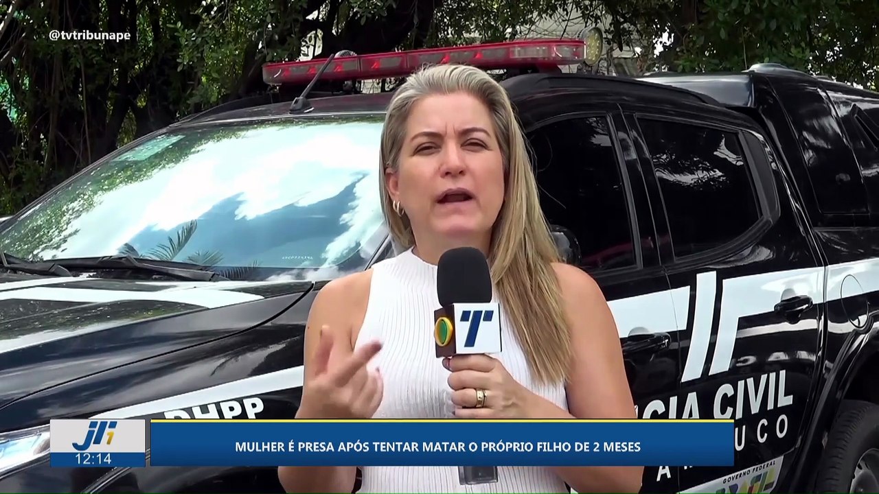 Mulher é presa após tentar matar o próprio filho de 2 meses