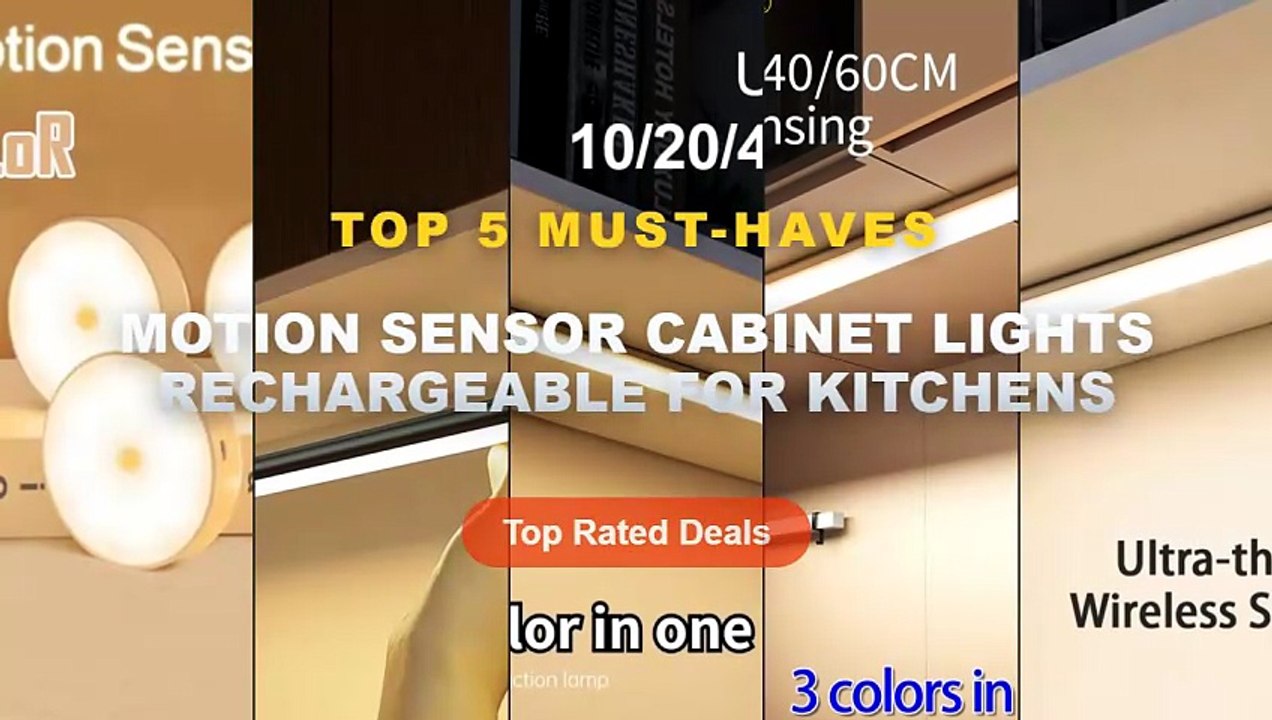 Why Everyone Is Buying Motion Sensor Cabinet Lights Rechargeable For Kitchens