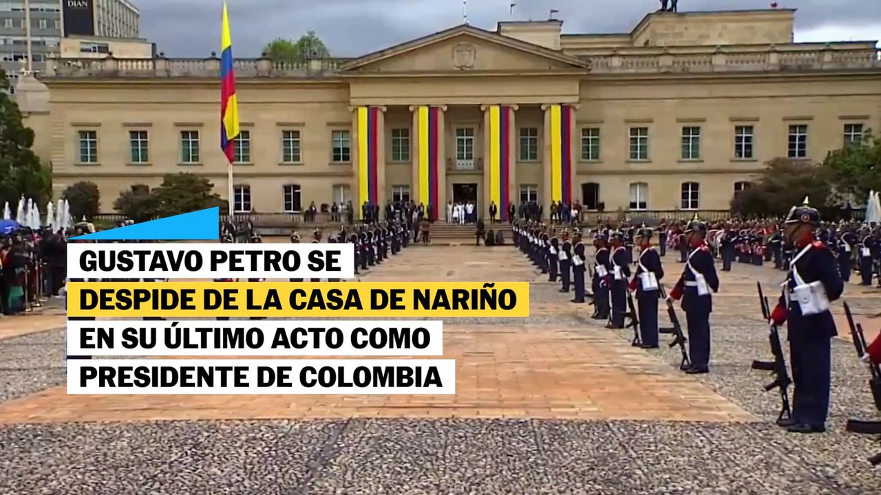 Gustavo Petro abandona la Casa de Nariño