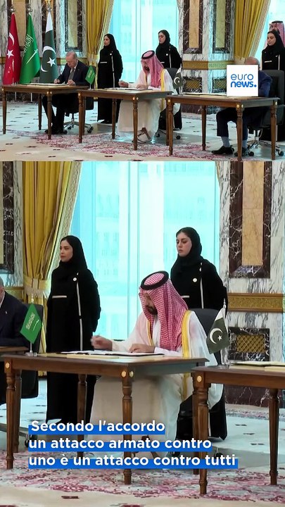 Arabia Saudita, Turchia e Pakistan firmano patto di difesa comune mentre cresce la tensione regionale