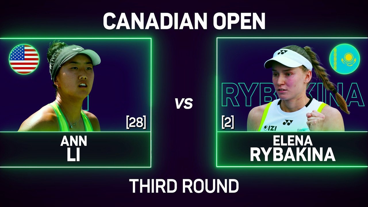 Rybakina battles past Li in Toronto