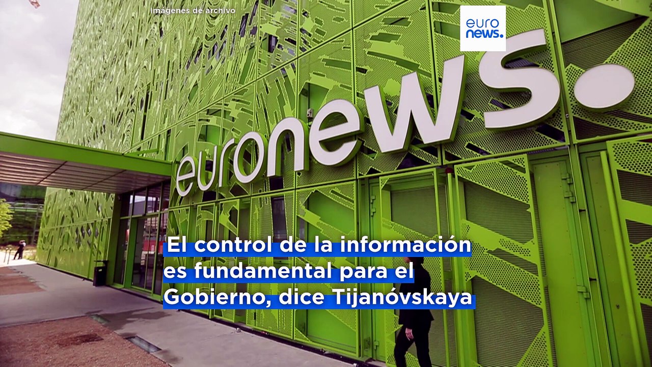 Exclusiva: Tijanóvskaya señala que Lukashenko llama ''extremista" a 'Euronews' por venganza