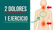 Así de fácil puedes aliviar el dolor de espalda baja y cuello con 1 ejercicio