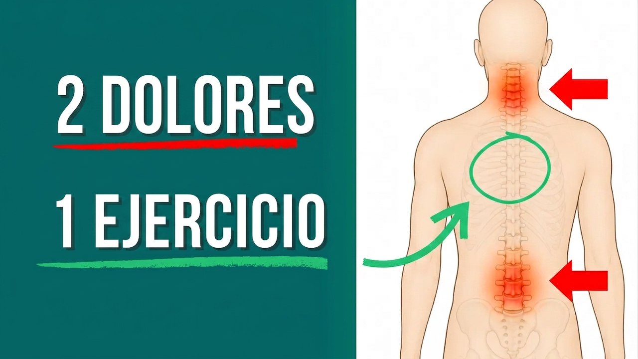 Así de fácil puedes aliviar el dolor de espalda...