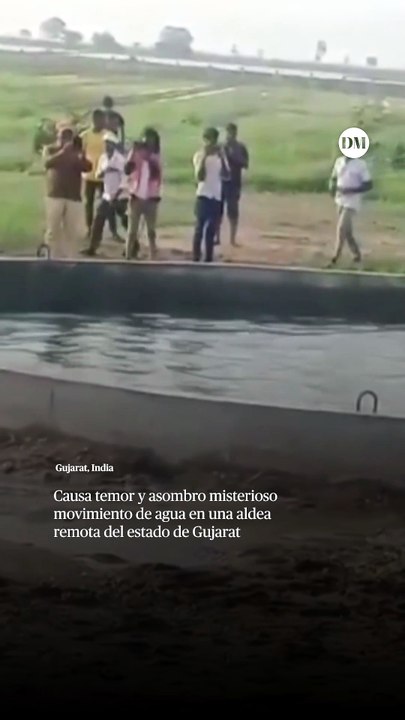 Causa temor y asombro misterioso movimiento de agua en una aldea remota del estado de Gujarat