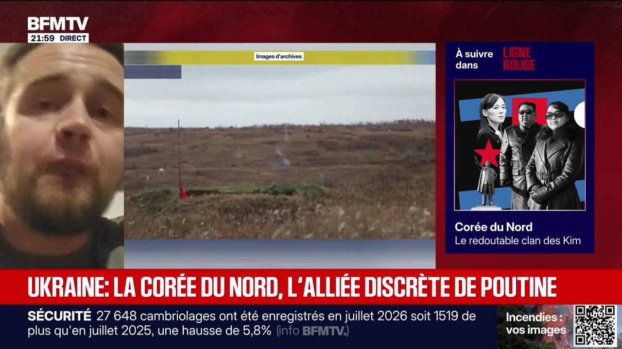 Ukraine : la Corée du Nord, l'alliée discrète de Poutine - 07/08