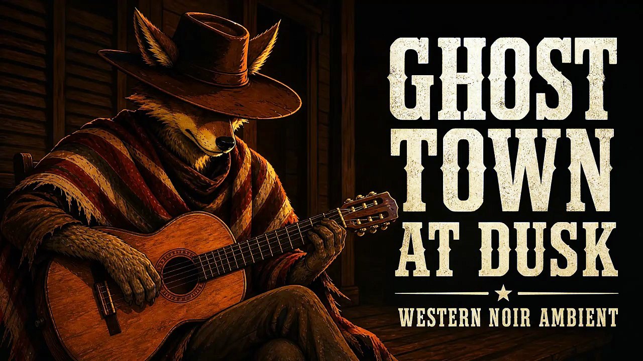 Ghost Town at Dusk: Western Noir Ambient