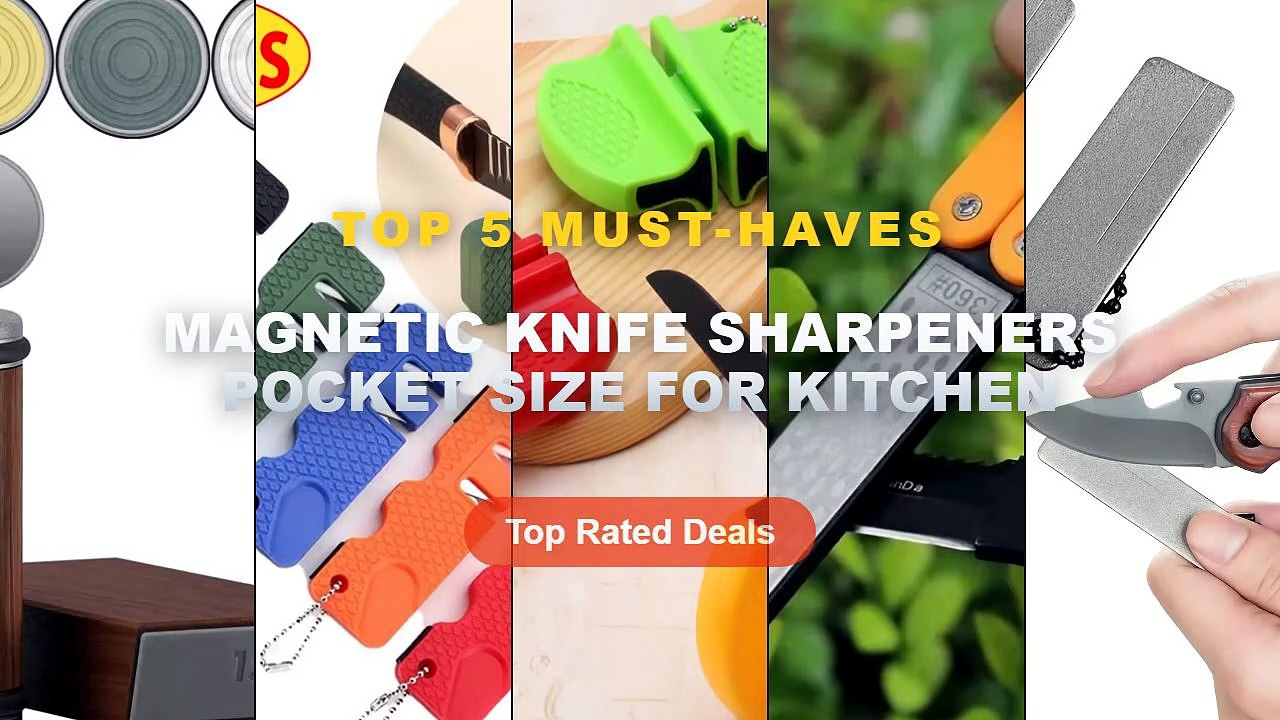 Why Everyone Is Buying Magnetic Knife Sharpeners Pocket Size For Kitchen - Knife Sharpener Diamond Pocket Tools Mini Key...