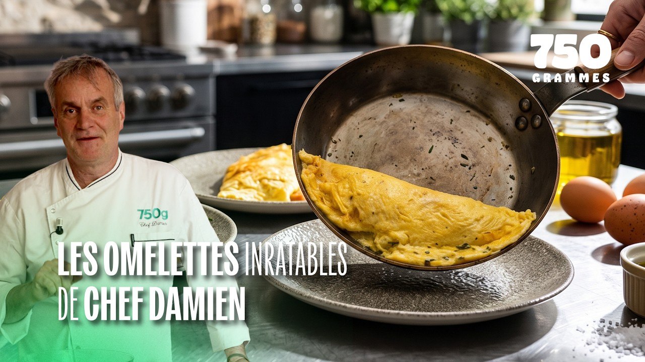 L'omelette super facile avec cette recette de Chef Damien | 750g