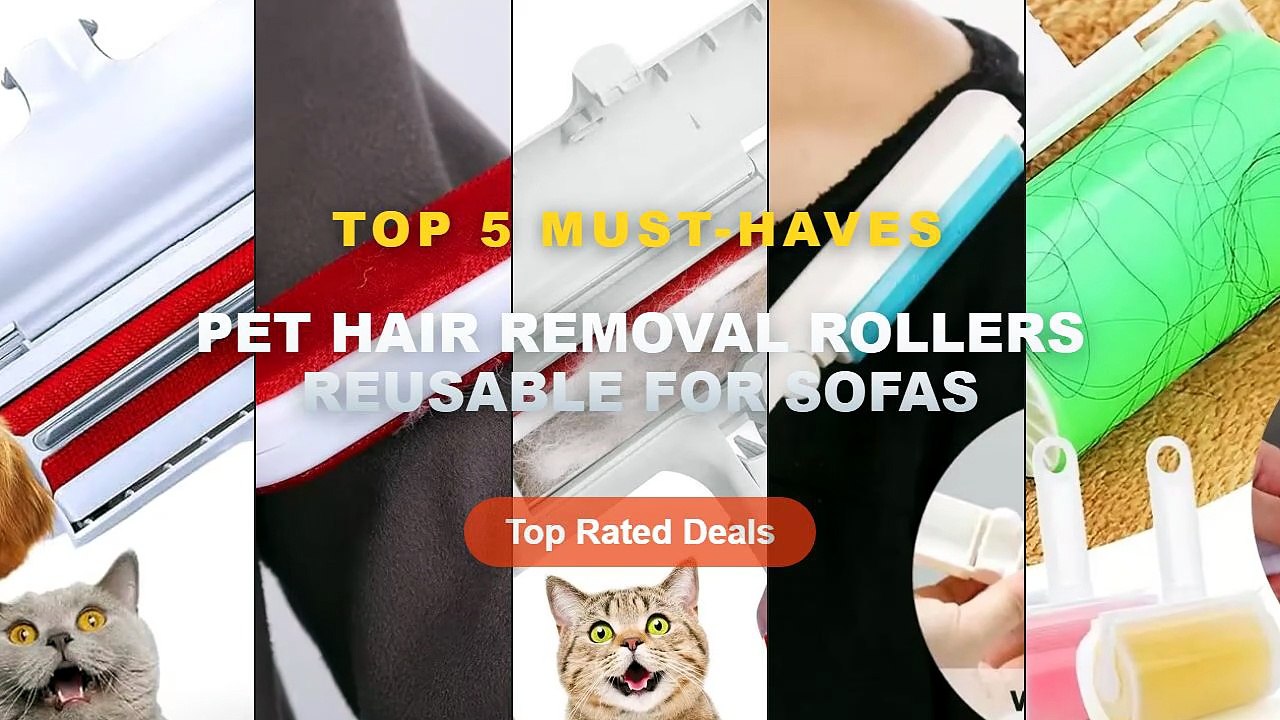 Amazing Pet Hair Removal Rollers Reusable For S...