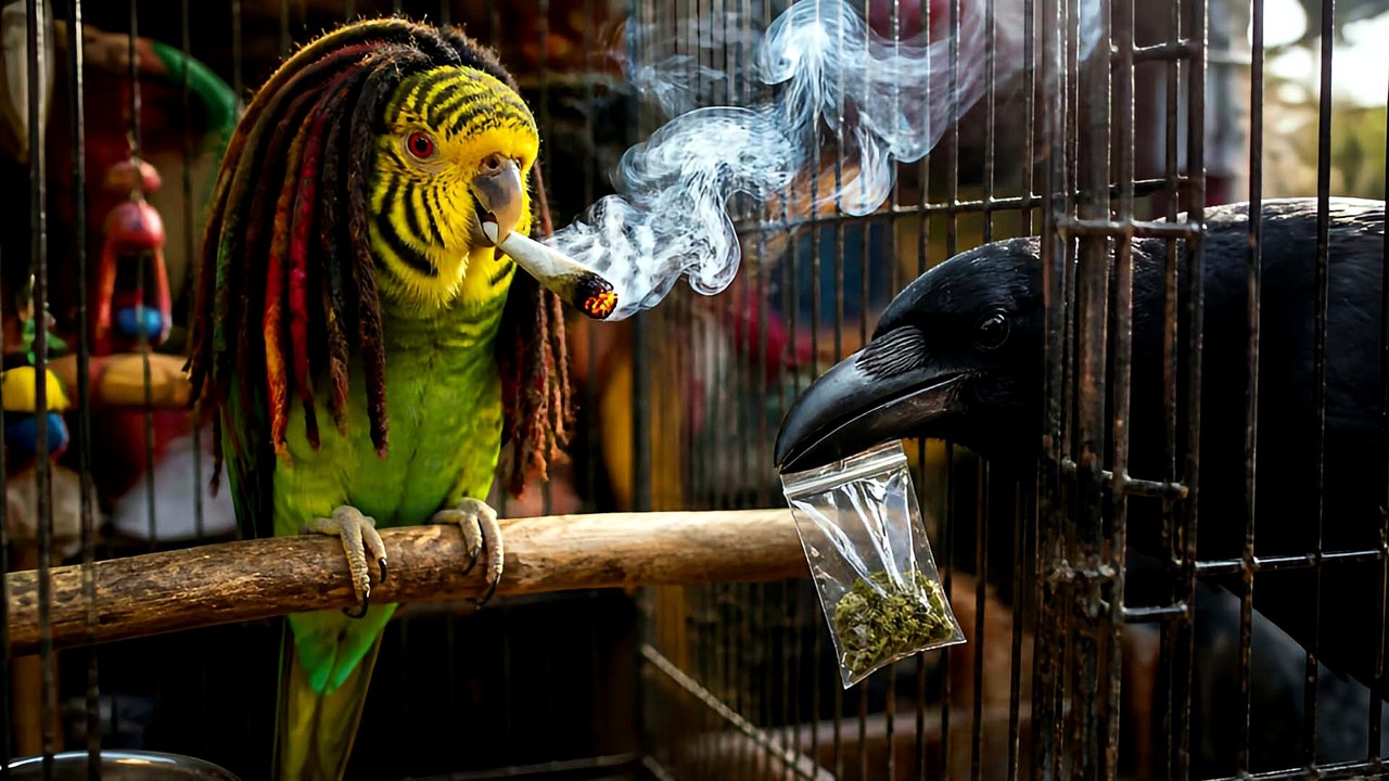 My Budgies Stoned