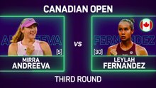 Andreeva stunned by Fernandez in huge Canadian Open upset