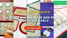 Best Silicone Baking Mats And Pastry Sheets Reusable on AliExpress | Review