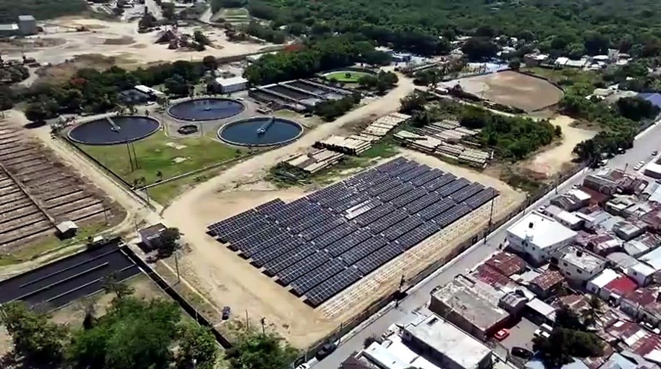 Coraasan construye parque solar de un megavatio para la planta de tratamiento de aguas residuales de Rafey