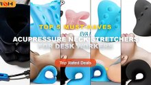 Cheap & Best Acupressure Neck Stretchers For Desk Workers Unboxing & Review - Neck Shoulder Stretcher Relaxer Cervical S...