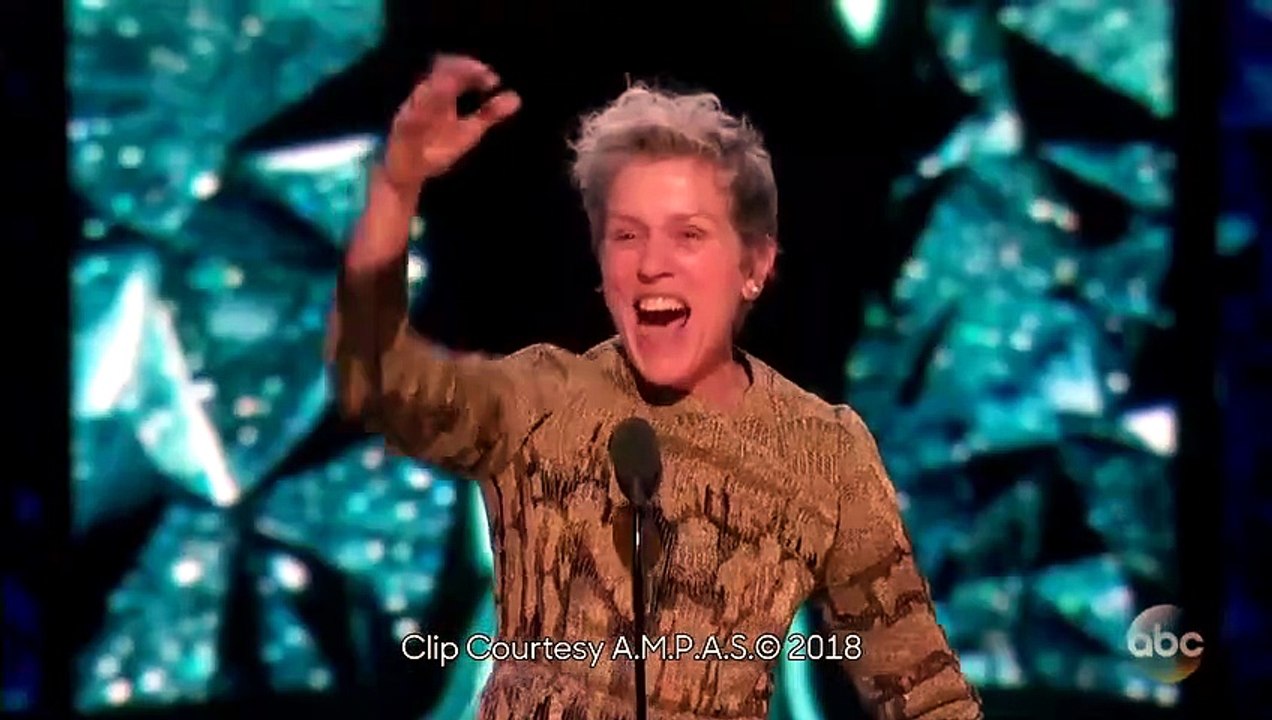 Frances McDormand Takes Home Best Actress Award...