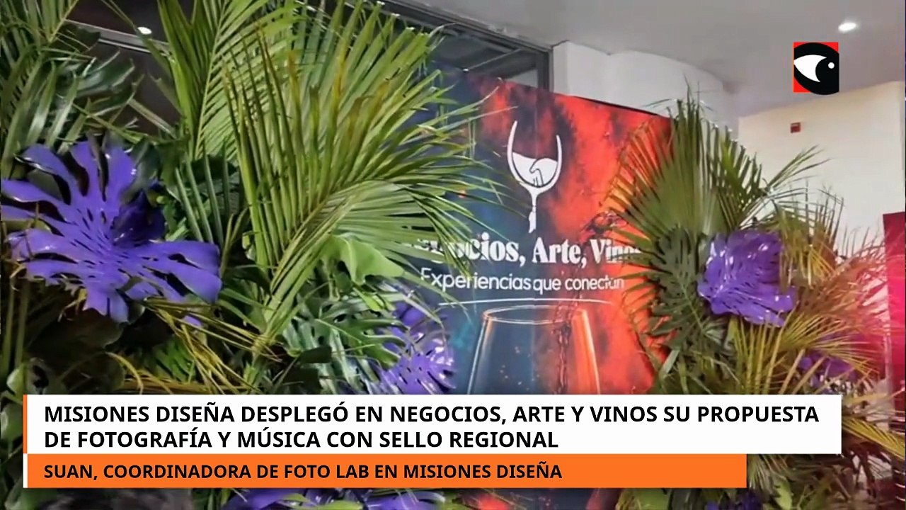 Misiones Diseña desplegó en Negocios, Arte y Vinos su propuesta de fotografía y música